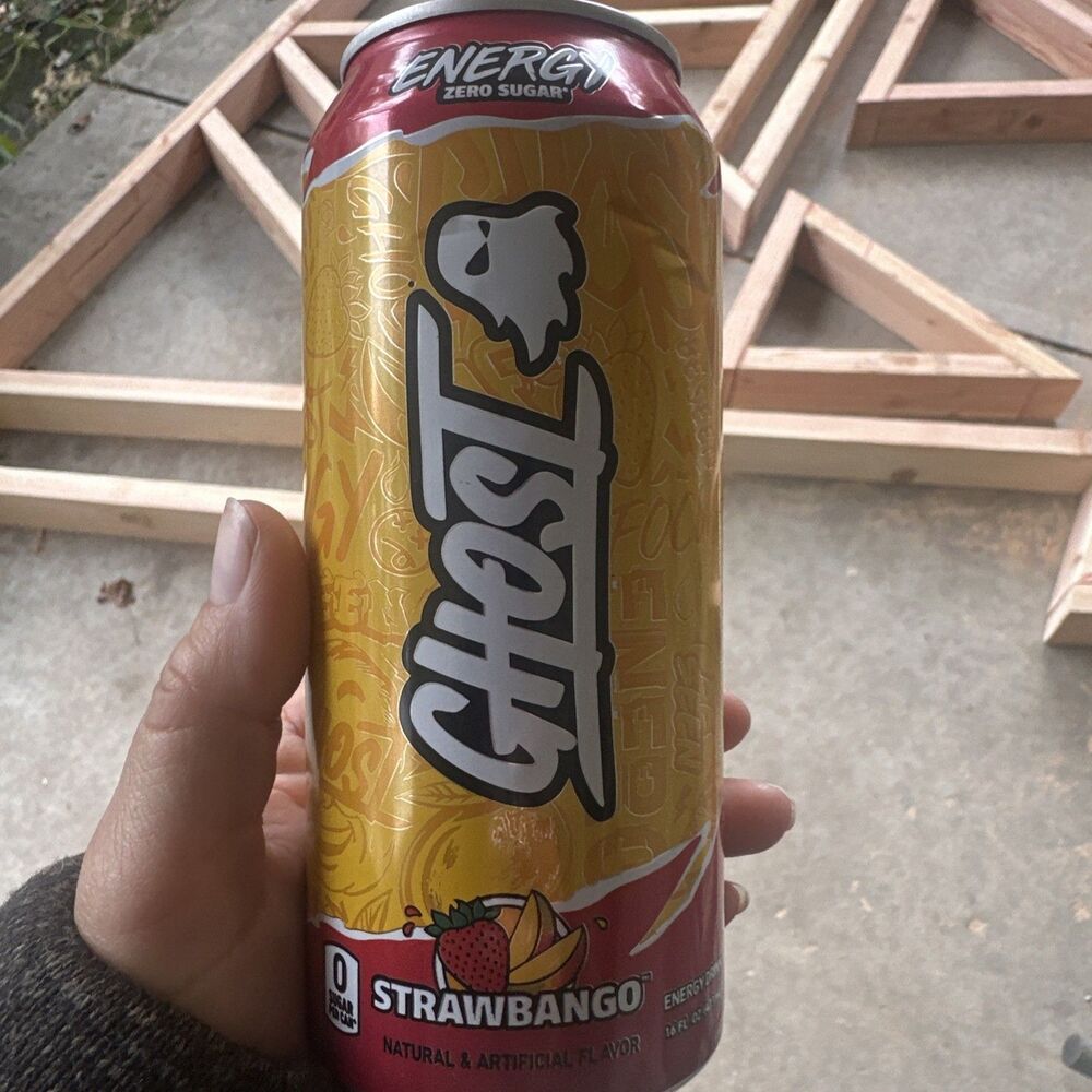 Extremely Rare Maxx Chewning OG Strawbango Margarita Ghost Energy Can Sealed